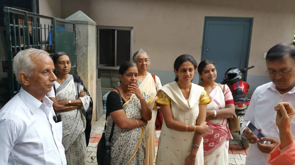 Satsang at Halasuru Ramakrishna Math temple